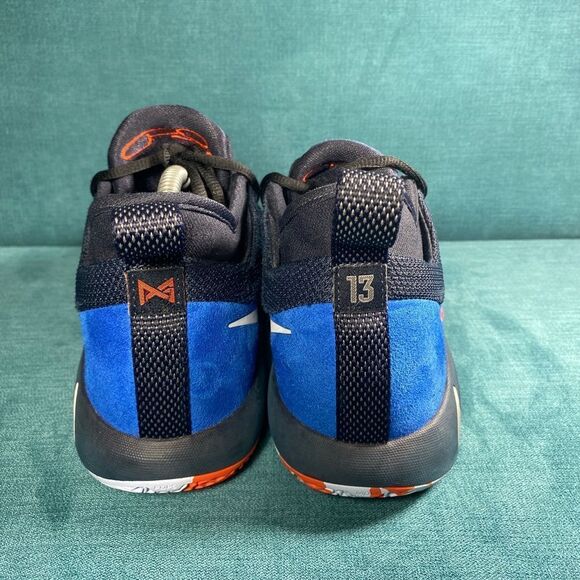 Size 8 - Men’s Nike Paul George 2 Black/blue shoes - Picture 2 of 9